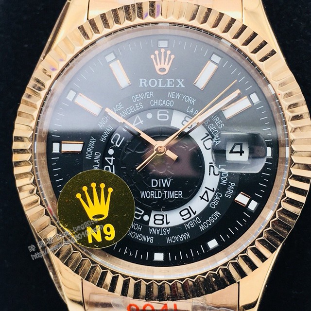 勞力士複刻手錶 Rolex天行者系列SKY-DWELLER經典男士休閒腕表  gjs1900